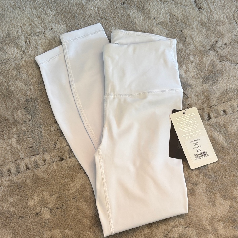 90 Degree by Reflex White Leggings - NWT